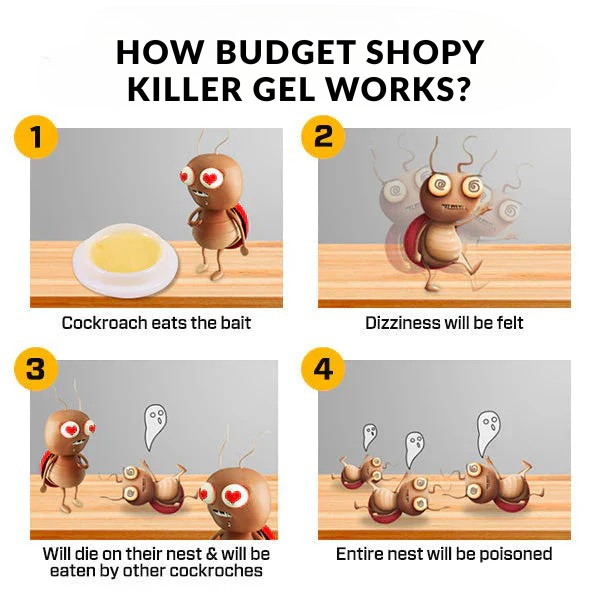 Cockroach Killer Gel | đ„FLAT 50% OFF SAVINGđ„
